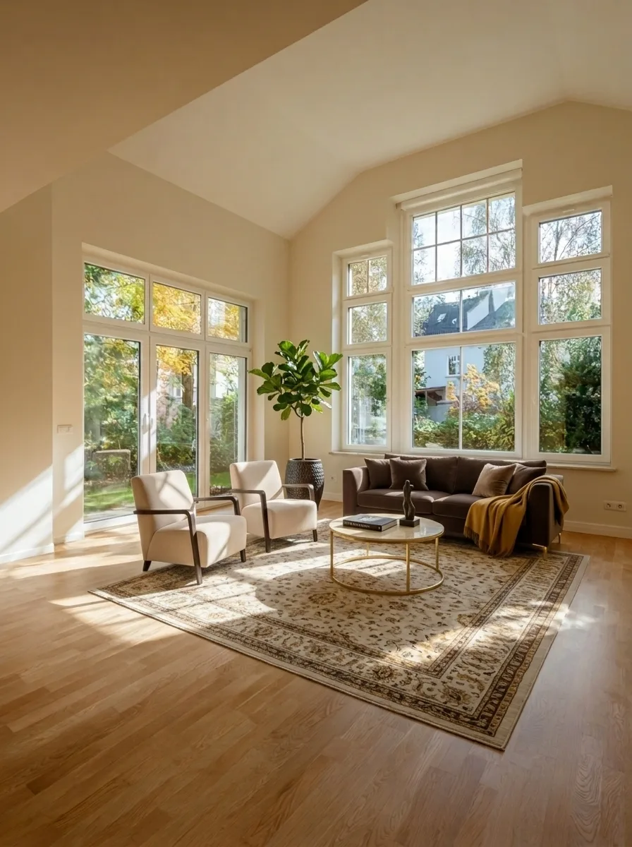Living room after virtual staging